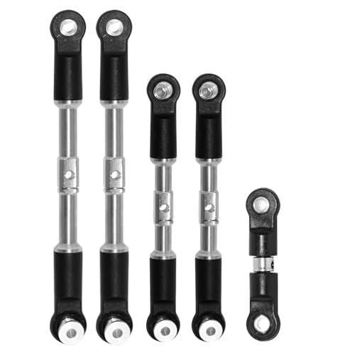 Kompatibel Mit Arrma Für Infraction Für Limitless Für Felony 1/7 1/8 RC-Autoteile Stahl-Spannschlösser Sturz-Zehen-Verbindungssatz RC-Pleuelstange von MGHGFYTAS