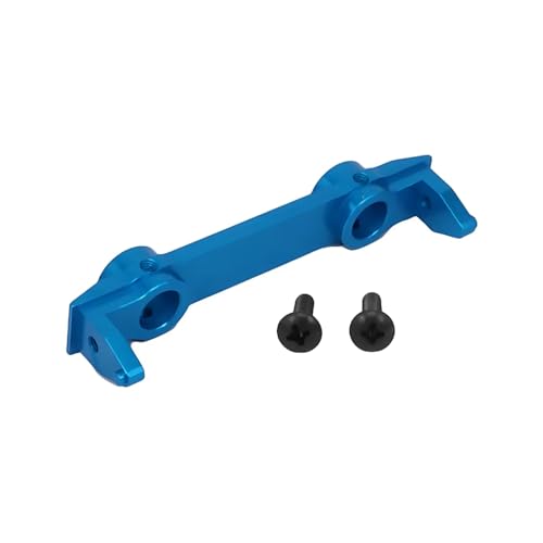 Kompatibel Mit Axial Für SCX10 1/10 RC-Auto-Tuning-Teile Frontplattenstoßstange Frontstoßstangenhalterung Rahmenhalterung RC Auto Zubehör(Blue) von MGHGFYTAS
