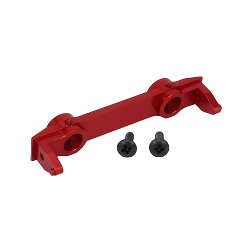 Kompatibel Mit Axial Für SCX10 1/10 RC-Auto-Tuning-Teile Frontplattenstoßstange Frontstoßstangenhalterung Rahmenhalterung RC Auto Zubehör(Red) von MGHGFYTAS