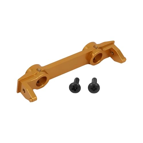Kompatibel Mit Axial Für SCX10 1/10 RC-Auto-Tuning-Teile Frontplattenstoßstange Frontstoßstangenhalterung Rahmenhalterung RC Auto Zubehör(Yellow) von MGHGFYTAS