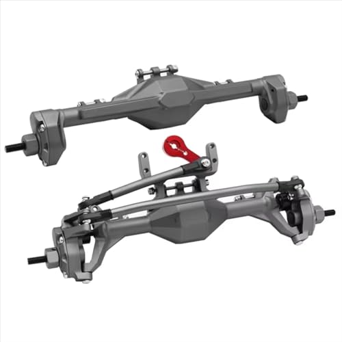 Kompatibel Mit Axial Für SCX10 90046 86100 1/10 RC Crawler Auto Upgrade Teile CNC Gefräste Integrierte Vorder- Und Hinterportalachse RC Auto Zubehör von MGHGFYTAS