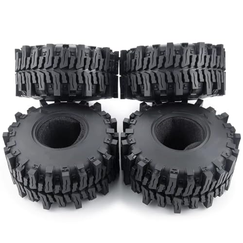 Kompatibel Mit Axial Für SCX10 AXI03004 Für Capra Für TRX-4 1/10 RC Monster Truck Autoteile 2,2 Zoll 125 Mm Gummireifen Schwamm Einfügen RC Autozubehör(4pcs) von MGHGFYTAS