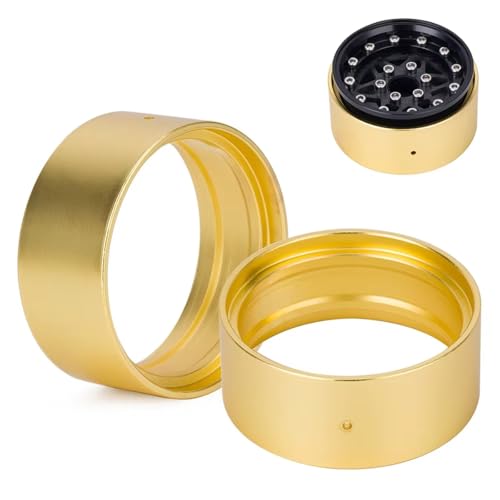 Kompatibel Mit Axial Für SCX10 II/III Für Traxxas Für TRX4 D90 1/10 RC Crawler-Autoteile 1,9-Zoll-Metall-Beadlock-Rad Mit (94 G/Stück) RC-Autoteile(2pcs) von MGHGFYTAS