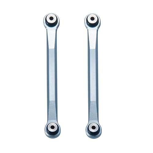 Kompatibel Mit Axial Für SCX24 90081 001 002 004 005 006 1/24 RC Crawler Car CNC Aluminium Linkage Set Kugelkopfstange RC-Pleuelstange(Silver,45mm) von MGHGFYTAS