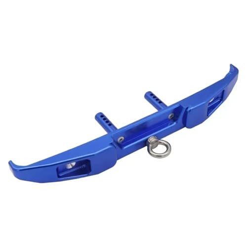 Kompatibel Mit Axial SCX6 1/6 RC Crawler Auto Upgrade Modifikation Zubehör Teile Metall Heckstoßstange Anhänger Abschlepphaken RC-Autostoßstange(Blue) von MGHGFYTAS