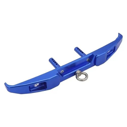 Kompatibel Mit Axial SCX6 1/6 RC Off-Road Crawler Auto Upgrade Zubehör Teile Metall Heckstoßstange Anhänger Abschlepphaken RC-Autostoßstange(Blue) von MGHGFYTAS
