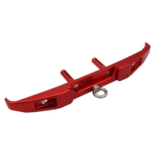 Kompatibel Mit Axial SCX6 1/6 RC Off-Road Crawler Auto Upgrade Zubehör Teile Metall Heckstoßstange Anhänger Abschlepphaken RC-Autostoßstange(Red) von MGHGFYTAS