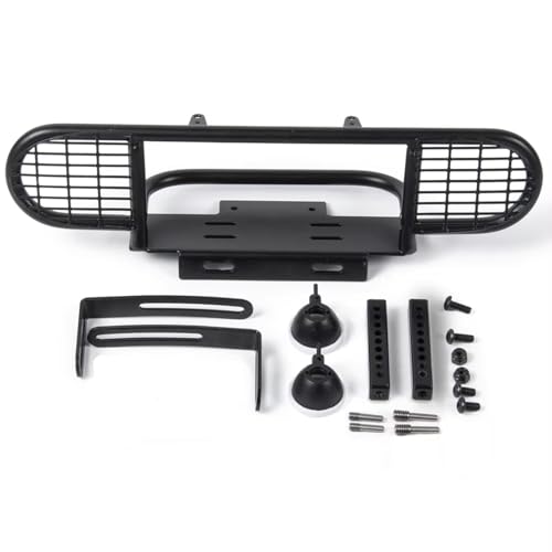 Kompatibel Mit D90 1/10 RC Crawler Car Truck Upgrade Modifikationsteile Zubehör Metall Frontstoßstange Mit Lampenschirm RC-Autostoßstange Kompatibel Mit D90 1/10 RC Crawler Car Truck Upgrade Modifikationsteile Zubehör Metall Frontstoßstange Mit Lampenschirm RC-Autostoßstange von MGHGFYTAS