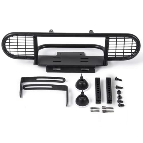 Kompatibel Mit D90 1/10 RC Crawler Car Truck Upgrade Modifikationsteile Zubehör Metall Frontstoßstange Mit Lampenschirm RC-Autostoßstange Kompatibel Mit D90 1/10 RC Crawler Car Truck Upgrade Modifikationsteile Zubehör Metall Frontstoßstange Mit Lampenschirm RC-Autostoßstange von MGHGFYTAS