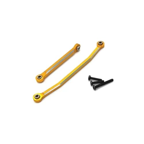 Kompatibel Mit FMS Für FCX24 1/24 RC Crawler Car Upgrades Teile Modifikation Ersatz Metall Lenkstangen Gestänge Verbindungsglied RC Autozubehör(Yellow) von MGHGFYTAS