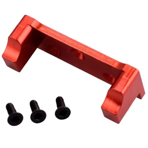 Kompatibel Mit HAIBOXING Für HBX 2098B 1/24 RC Auto-Upgrades Teile Zubehör Metall Servohalterung RC Auto Zubehör(Red) von MGHGFYTAS