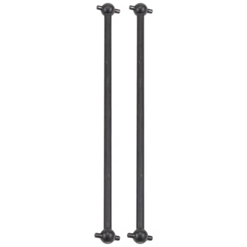 Kompatibel Mit HSP 53633 51805 Für FS Für Racing 1/10 RC Monster Autoteile Für Universalantriebswelle 100 101 Mm Vorne Hinten Dogbone RC Autozubehör(Black,2pcs) von MGHGFYTAS