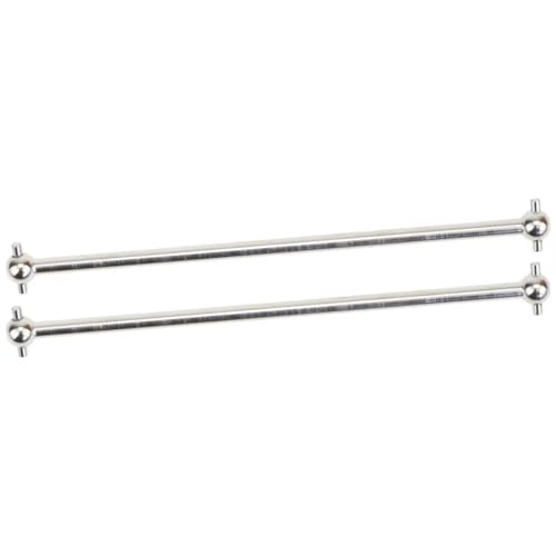 Kompatibel Mit HSP 53633 51805 Für FS Für Racing 1/10 RC Monster Autoteile Für Universalantriebswelle 100 101 Mm Vorne Hinten Dogbone RC Autozubehör(Silver,2pcs) von MGHGFYTAS