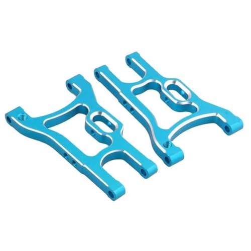 Kompatibel Mit HSP 94101 94102 94103 94123 1/10 RC Drift Car Upgrade-Teile 2 Stück 102021 (02007) Rear Lower Suspension Arm RC Autozubehör(Blue) von MGHGFYTAS