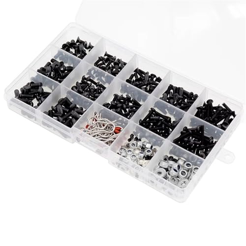 Kompatibel Mit HSP Für Traxxas Für TRX-4 Für TRX-6 Für Tamiya CFX Für MST Für HPI D110 1/8 1/10 RC Autoteile Reparaturwerkzeug Schrauben Box Set RC Auto Zubehör Kompatibel Mit HSP Für Traxxas Für TRX-4 Für TRX-6 Für Tamiya CFX Für MST Für HPI D110 1/8 1/10 RC Autoteile Reparaturwerkzeug Schrauben Box Set RC Auto Zubehör von MGHGFYTAS
