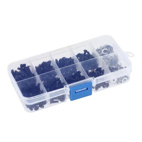Kompatibel Mit HSP Für Traxxas Für Tamiya Für HPI Für Kyosho D90 SRC10 1/10 Fernbedienung RC Auto Teile Schrauben Box Set RC Auto Zubehör von MGHGFYTAS