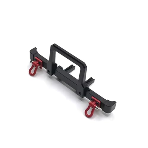 Kompatibel Mit HuangBo 1/10 ZP1001 ZP1002 ZP1003 ZP1004 RC-Auto-Upgrade-Zubehör, Modifizierte Teile, Metallstoßstange RC-Autostoßstange(Black) von MGHGFYTAS