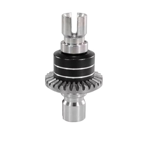 Kompatibel Mit MJX Für Hyper Go 1/16 16207 H16BM-PL 1/14 14210 RC-Autoteile, Verbessertes Vorderes Und Hinteres Differentialgetriebe Aus Metall RC Auto Zubehör(Black) von MGHGFYTAS