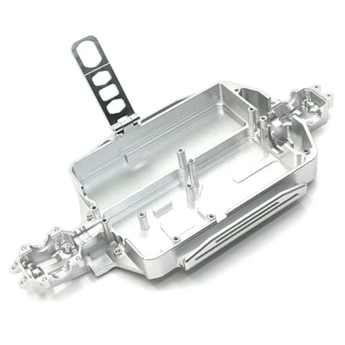 Kompatibel Mit MJX Für Hyper Go 16207 16208 16209 16210 H16 M162 1/16 RC-Auto-Upgrade-Teile Zubehör Metallgehäuse Für Chassis RC Autozubehör(Silver) von MGHGFYTAS