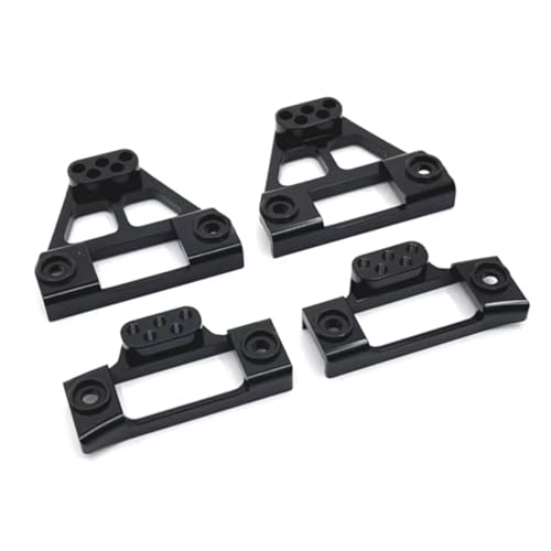 Kompatibel Mit MJX Für Hyper Go H12Y 1/12 RC Crawler Auto-Upgrade-Teile Zubehör Metall Vorne Und Hinten Stoßdämpferhalterung RC Auto Zubehör(Black) von MGHGFYTAS