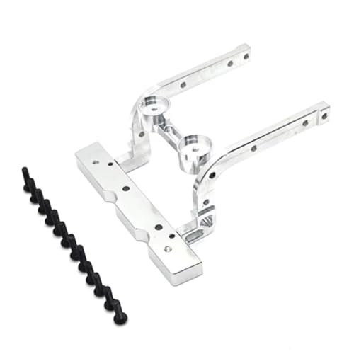 Kompatibel Mit MJX Für Hyper Go H12Y H12Y+ 1/12 RC Crawler Auto Upgrade Modifikation Teile Zubehör Aluminiumlegierung Frontstoßstange RC-Autostoßstange(Silver) von MGHGFYTAS