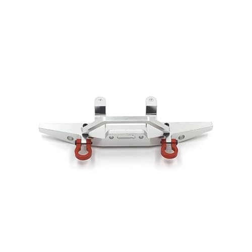 Kompatibel Mit MN D90 D91 D96 Für MN98 99S 1/12 RC-Auto-Upgrade-Modifikationsteile Zubehör Metall-Frontstoßstange RC-Autostoßstange(Silver) von MGHGFYTAS
