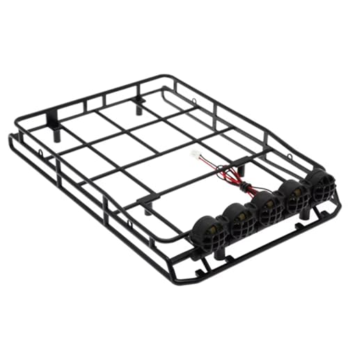 Kompatibel Mit MN D90 D99S Für MN98 Für MN99S Für MN-90 1/12 RC-Auto-Tuning-Teile Gepäckträger-Dachträger Mit -Dachlicht RC Auto Zubehör Kompatibel Mit MN D90 D99S Für MN98 Für MN99S Für MN-90 1/12 RC-Auto-Tuning-Teile Gepäckträger-Dachträger Mit -Dachlicht RC Auto Zubehör von MGHGFYTAS