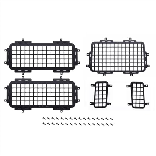 Kompatibel Mit MN D90 Für MN98 Für MN99S 1/12 RC-Auto-Upgrades Teile Stahl Rückseite Stereoskopisches Fenster Mesh Schutz RC Autozubehör Kompatibel Mit MN D90 Für MN98 Für MN99S 1/12 RC-Auto-Upgrades Teile Stahl Rückseite Stereoskopisches Fenster Mesh Schutz RC Autozubehör von MGHGFYTAS
