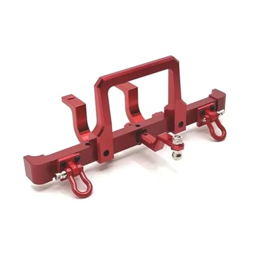 Kompatibel Mit MN Für MN82 LC79 1/12 RC-Auto-Upgrade-Modifikationsteile, Zubehör, Metall-Stoßstangenschutz Vorne Und Hinten RC-Autostoßstange(Red,Front) von MGHGFYTAS