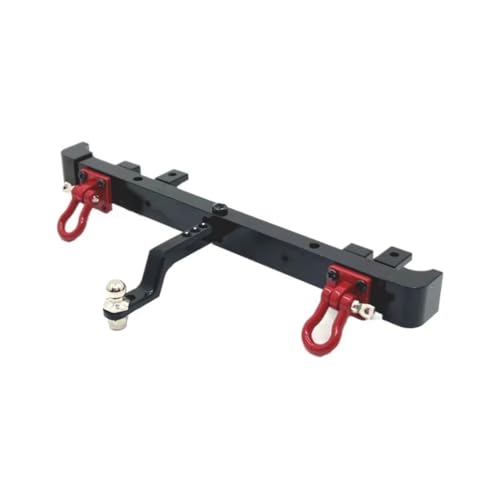 Kompatibel Mit MN Für MN82 LC79 1/12 RC-Auto-Upgrade-Modifikationszubehörteile Metall-Heckstoßstangen-Anhängerhaken RC-Autostoßstange(Black) von MGHGFYTAS