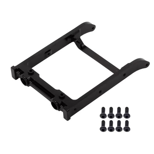 Kompatibel Mit MN MN86 G500 1/12 RC Crawler Cars Upgrade-Teile Zubehör Aluminiumlegierung Frontstoßstangenhalterung Querträger RC Autozubehör(Black) von MGHGFYTAS