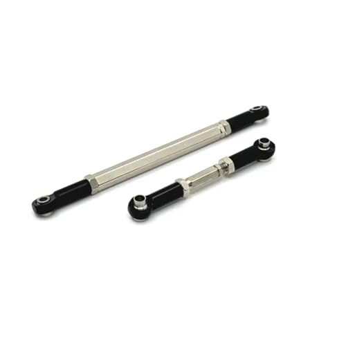 Kompatibel Mit MN78 Für MN82 Für MN168 1/12 RC-Auto-Upgrades, Modifikationsteile, Zubehör, Metall-Lenkverbindungsstange RC-Pleuelstange(Black) von MGHGFYTAS