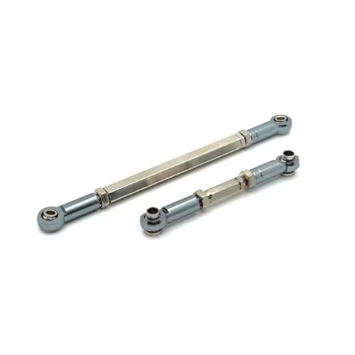 Kompatibel Mit MN78 Für MN82 Für MN168 1/12 RC-Auto-Upgrades Teile Zubehör Metall Lenkstange Verbindungsstange Spurstange RC Auto Zubehör(Gray) von MGHGFYTAS