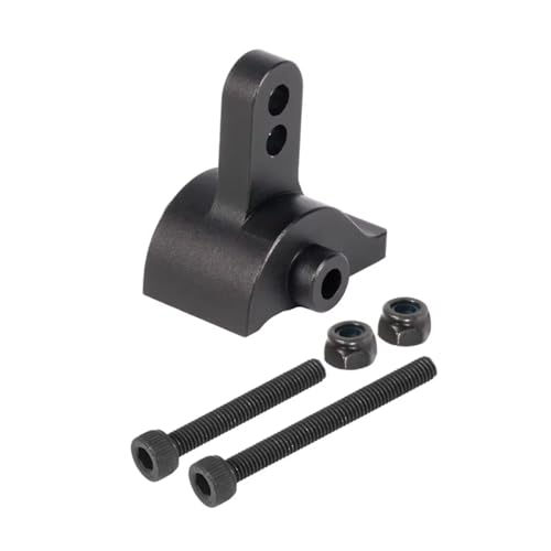 Kompatibel Mit SCX10 III AR45P Für LCG Für Chassis 1/10 RC Crawler Autoteile Aluminium Axle Link Riser Einstellbare Hintere Anti-Squat-Halterung RC-Autoteile(Black) von MGHGFYTAS