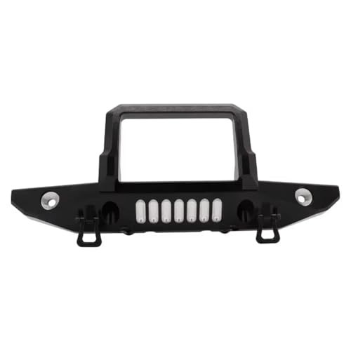 Kompatibel Mit SCX6 1/6 RC-Auto-Upgrade-Modifikation, Ersatzzubehör, Ersatzteile, Frontstoßstange Aus Aluminiumlegierung RC-Autostoßstange(Black) von MGHGFYTAS