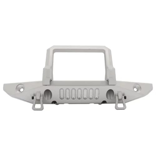 Kompatibel Mit SCX6 1/6 RC-Automodifikations-Upgrade-Zubehör, Ersatzteile, Frontstoßstange Aus Aluminiumlegierung RC-Autostoßstange(Silver) von MGHGFYTAS