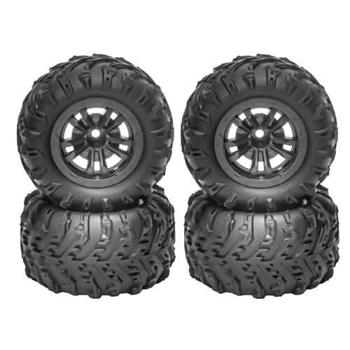 Kompatibel Mit SCY 16101 16102 16103 Für MJX 16207 16208 16209 1/16 RC-Auto-Upgrade-Teile Zubehör 4 Stück 83 Mm Gummireifen-Radreifen RC Auto Zubehör von MGHGFYTAS