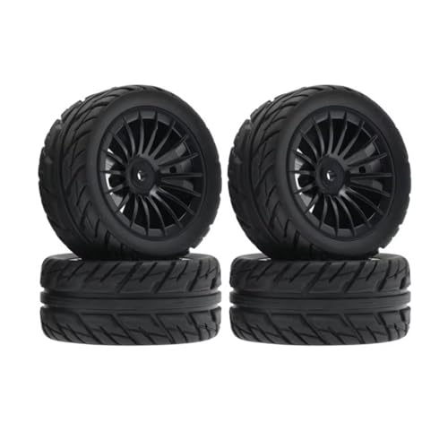 Kompatibel Mit SG1603 Für SG1604 Für SG1605 Für UDIRC UD1603 UD1604 1/16 RC-Auto-Upgrade-Teile, 4 Stück, 50 Mm Gummireifen, Reifenrad RC Auto Zubehör von MGHGFYTAS