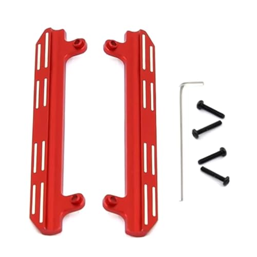 Kompatibel Mit Suzuki Für JIMNY 1/16 RC Crawler Cars Upgrades, Ersatzteile, Zubehör, Metallseitenteile, Pedale RC Autozubehör(Red) von MGHGFYTAS