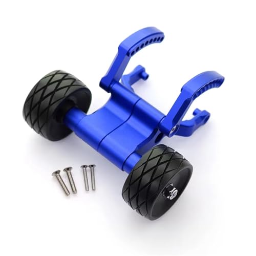 Kompatibel Mit TRAXXAS Für E-REVO 2.0 86086-4 56087-1 Für Monster Truck 1/10 RC Autoteile Zubehör Metall Wheelie Bar RC Auto Zubehör(Blue) von MGHGFYTAS