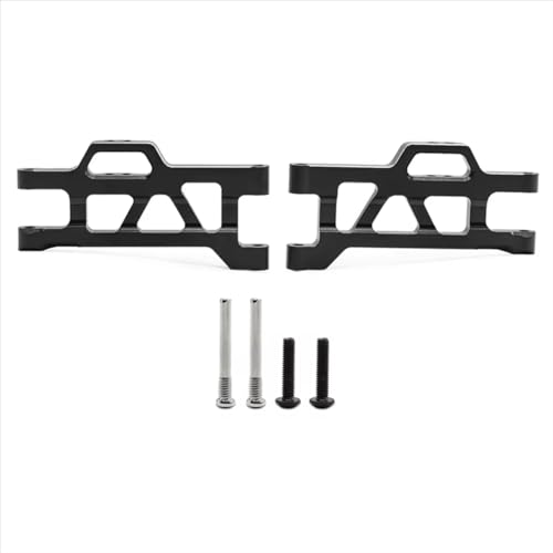 Kompatibel Mit TRAXXAS Für MINI Für MAXX Monster Truck RC-Auto-Upgrade-Zubehör, Aluminiumlegierung, Vorne Unten Für Schwingarme-Kit RC-Autoteile(Black) von MGHGFYTAS