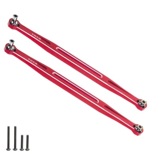Kompatibel Mit TRAXXAS Für XRT Für X-Maxx Für Widemaxx 1/5 RC-Autoteile. Geeignete Vorderlenkstange Aus Aluminiumlegierung 7075. RC Auto Zubehör(Red) von MGHGFYTAS