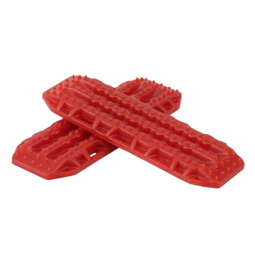 Kompatibel Mit TRX4M Für Axial Für SCX24 Für FCX24 1/18 1/24 RC Crawler Auto Upgrade Teile Zubehör 2 Stück 58 X 20 Mm Sandleiter RC Autozubehör(Red) von MGHGFYTAS