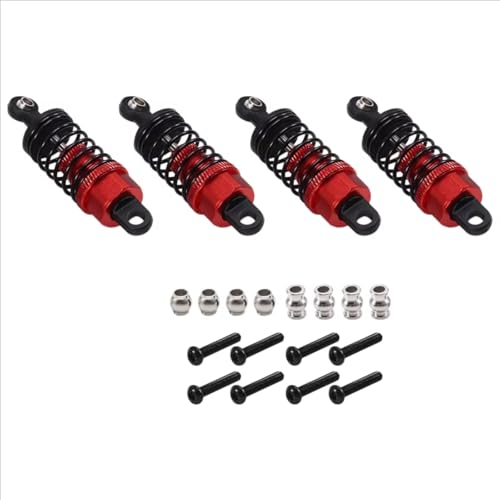 Kompatibel Mit Tamiya Für TT-02 1/10 Fernbedienungsauto-Upgrade-Modifikationszubehör, Stoßdämpfer-Kit Aus Aluminiumlegierung RC Autozubehör von MGHGFYTAS