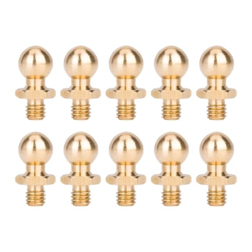 Kompatibel Mit Tamiya Für TT01 Für TT02 D5 1/10 RC Drift Car Upgrade-Teile 10 Stück M3-Gewinde, Runde Kugelkopfschrauben RC-Autoteile Kompatibel Mit Tamiya Für TT01 Für TT02 D5 1/10 RC Drift Car Upgrade-Teile 10 Stück M3-Gewinde, Runde Kugelkopfschrauben RC-Autoteile von MGHGFYTAS