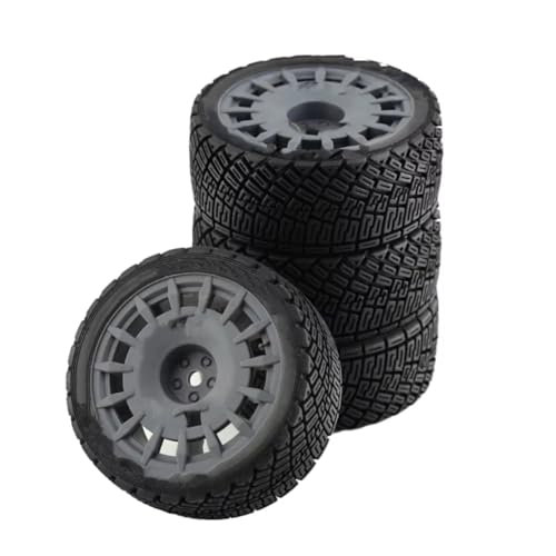 Kompatibel Mit Tamiya Für TT01 Für TT02 XV01 TA06 PTG-2 Für HPI WR8 Für HSP 1/10 RC-Autoteile Für Rennreifen Auf Straßenreifen RC Autozubehör(Gray) von MGHGFYTAS