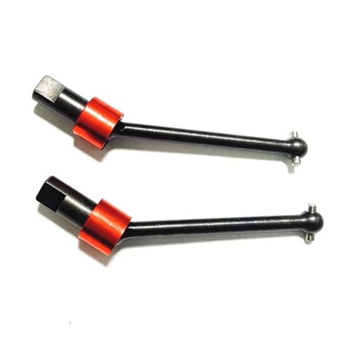 Kompatibel Mit Traxxas Für Latrax Für Teton 1/18 RC-Auto-Upgrade-Teile Zubehör 2-teilige Metall-CVD-Antriebswelle Antriebswelle RC Auto Zubehör von MGHGFYTAS