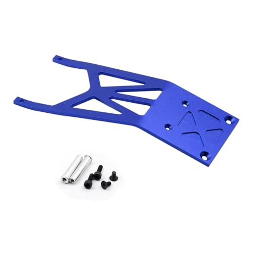 Kompatibel Mit Traxxas Für Slash 2WD RC-Modellauto-Upgrade-Teile, Zubehör, Aluminiumlegierung, Vorderseite Für Chassis-Schutzplatten-Kit RC Autozubehör(Blue) von MGHGFYTAS