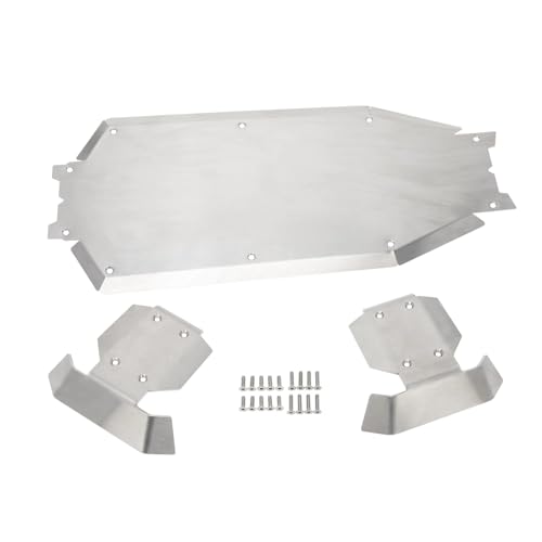 Kompatibel Mit Traxxas Für Sledge 1/8 RC-Auto-Upgrade-Teile Für 3-teiligen Stahl Für Chassis-Schutzplatte Getriebeschutz-Unterfahrschutz RC Auto Zubehör von MGHGFYTAS