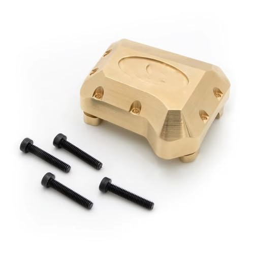 Kompatibel Mit Traxxas Für TRX-4 1/10 RC Crawler Car Upgrades Teile CNC-gefräste Vorderachs-Differentialabdeckung Aus Messing RC Autozubehör von MGHGFYTAS